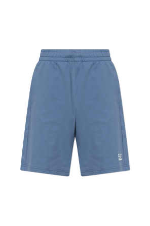 Pantalones cortos deportivos con logo estampado