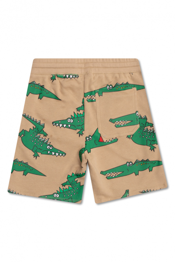 Stella McCartney Kids Shorts with crocodile motif