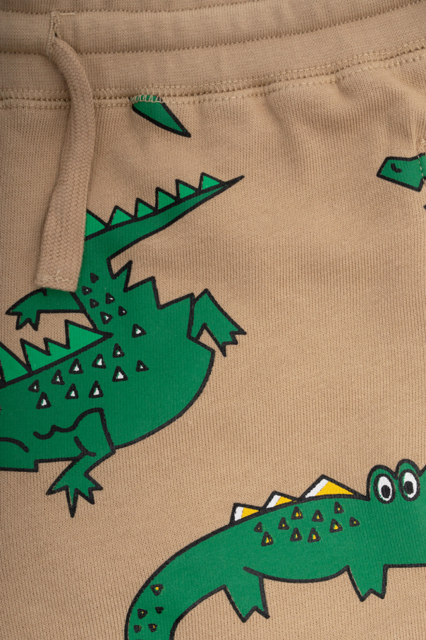 Stella McCartney Kids Shorts with crocodile motif