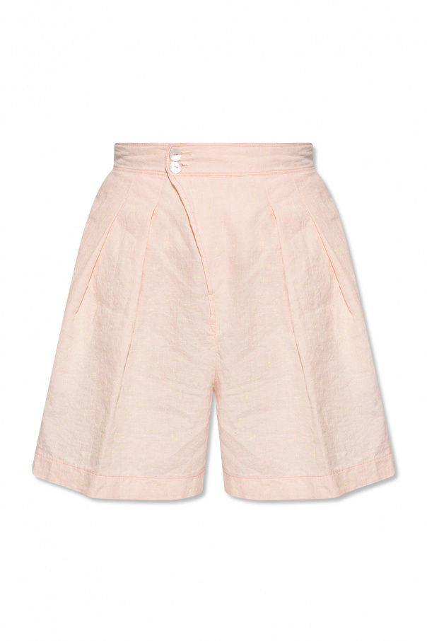 Pink Pleated shorts forte_forte - Vitkac GB