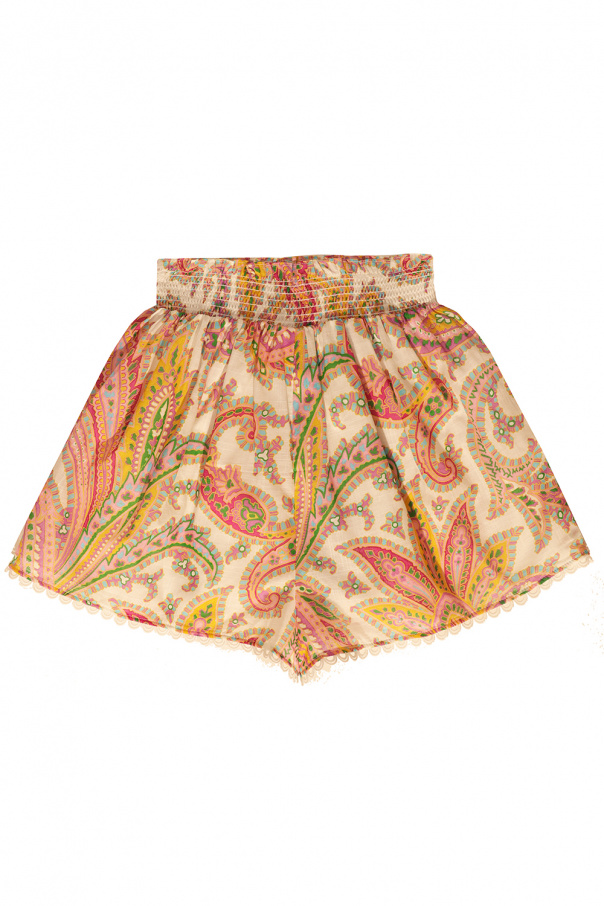 Zimmermann Kids Floral-motif Jupe shorts