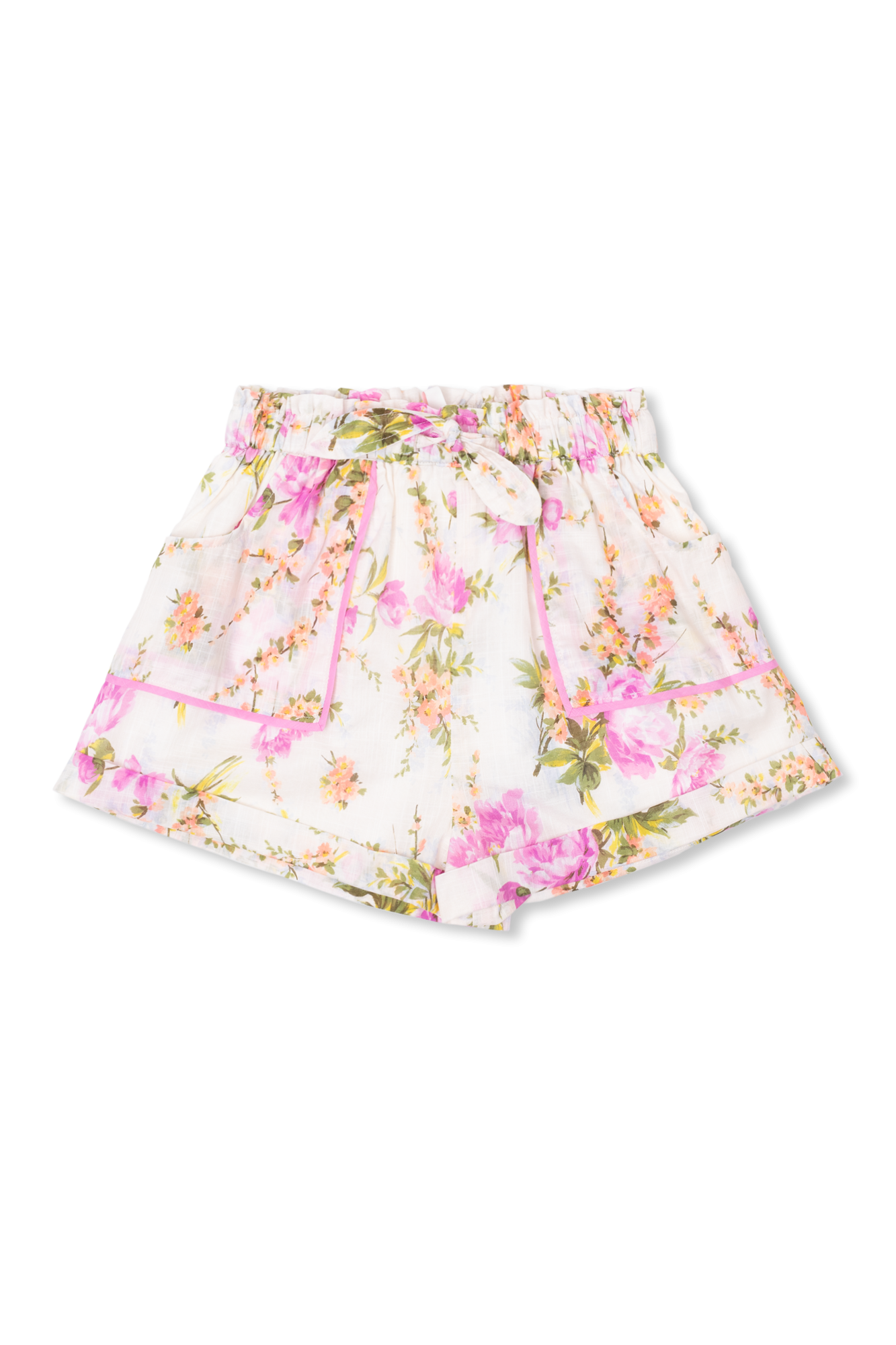 Zimmermann Kids Shorts with floral motif