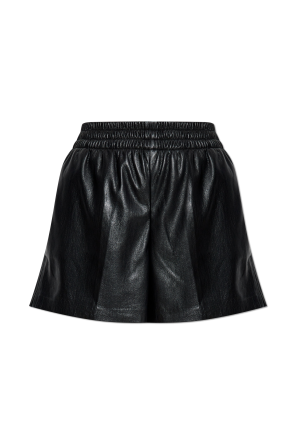 Kam vegan leather shorts