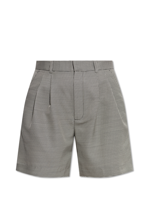 Anine Bing Houndstooth pattern shorts