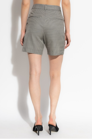 Anine Bing Houndstooth pattern shorts