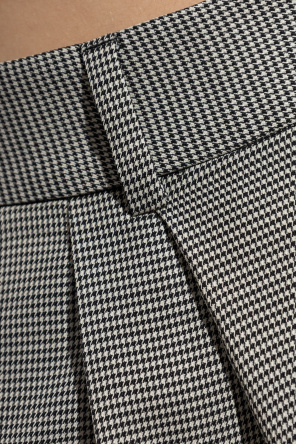 Anine Bing Houndstooth pattern shorts