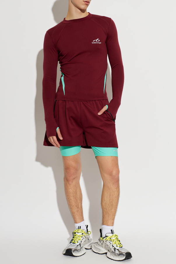 Balenciaga Shorts mit aufgedrucktem Logo