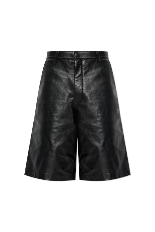 Leather shorts od Balenciaga