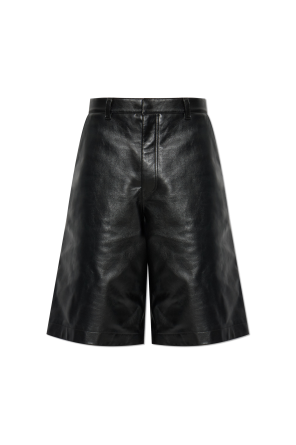 Shorts de cuero