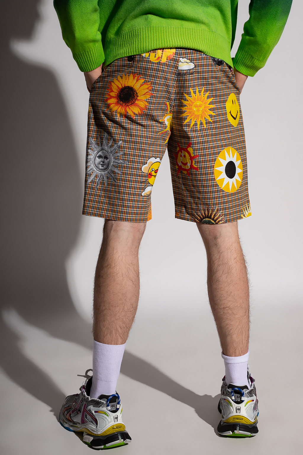 Moschino Patterned Levi shorts