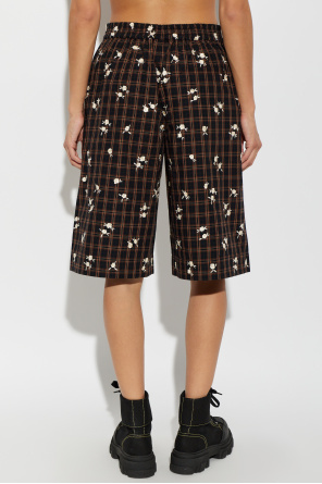 Ganni Shorts con estampado floral