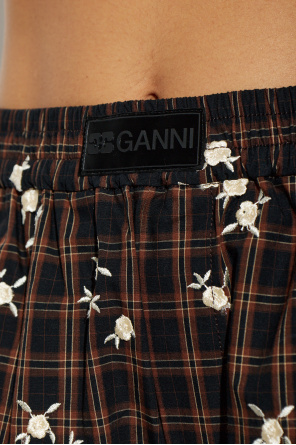 Ganni Shorts con estampado floral