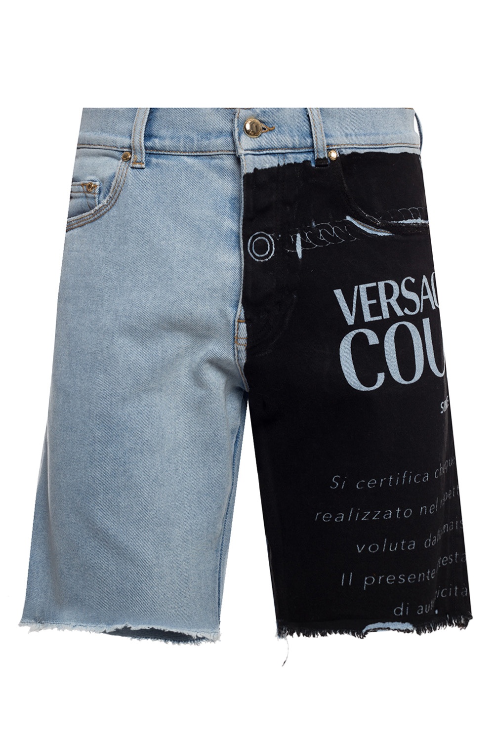 versace jean shorts