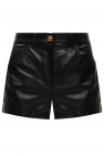 Versace Leather marine shorts