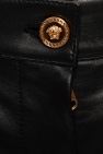 Versace Leather shorts