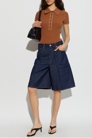 'nolan' denim shorts od AGOLDE