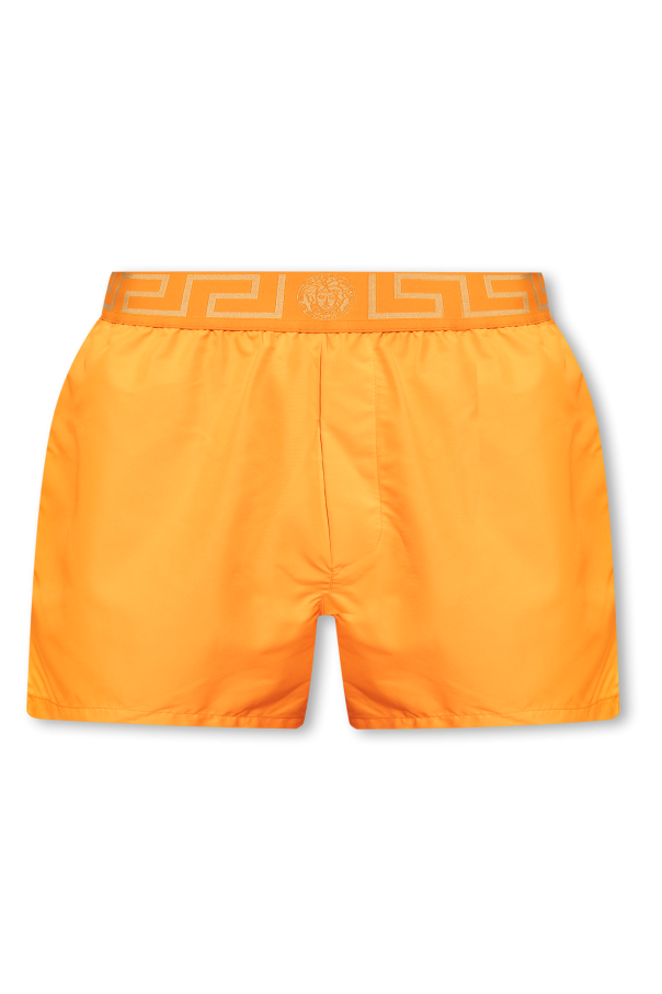 Versace Swim above shorts with logo