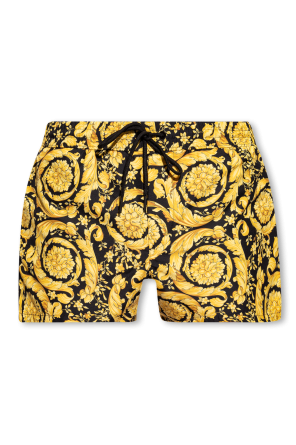 Barocco-printed swim shorts