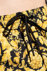 Versace YELLOW Barocco-printed swim shorts