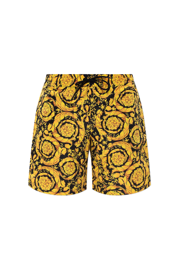 Versace Barocco-printed swim shorts