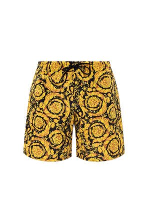 Barocco-printed swim shorts