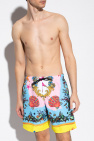 Versace Patterned swim shorts