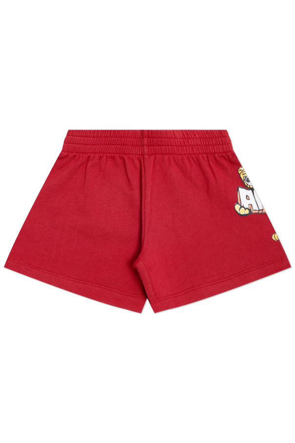 Shorts with a colorful print od Amiri Kids