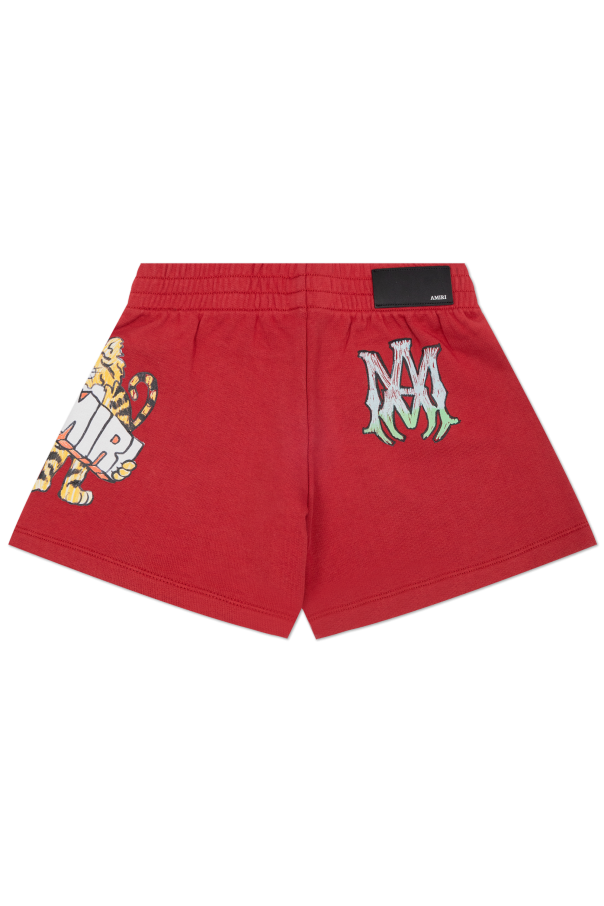 Amiri Kids Calções com estampado colorido
