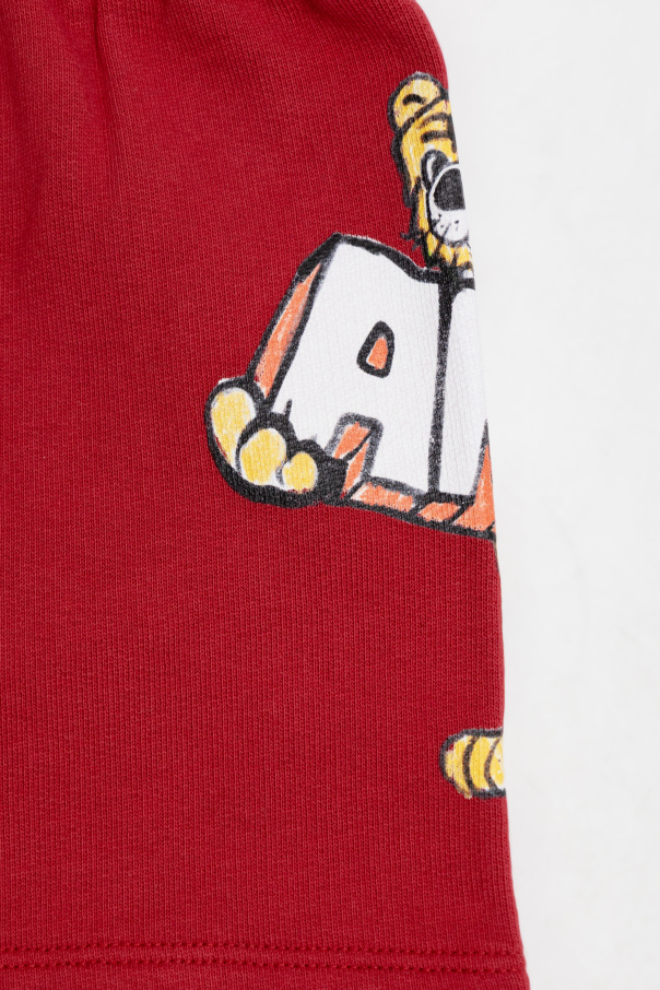 Amiri Kids Calções com estampado colorido