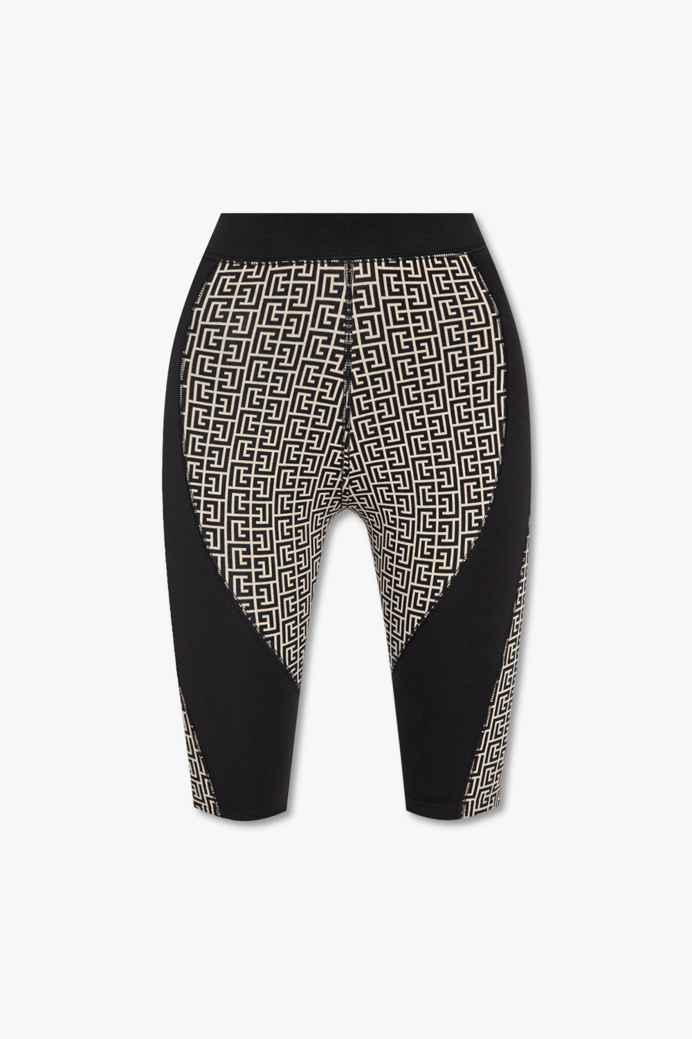 balmain Monogram Cropped leggings