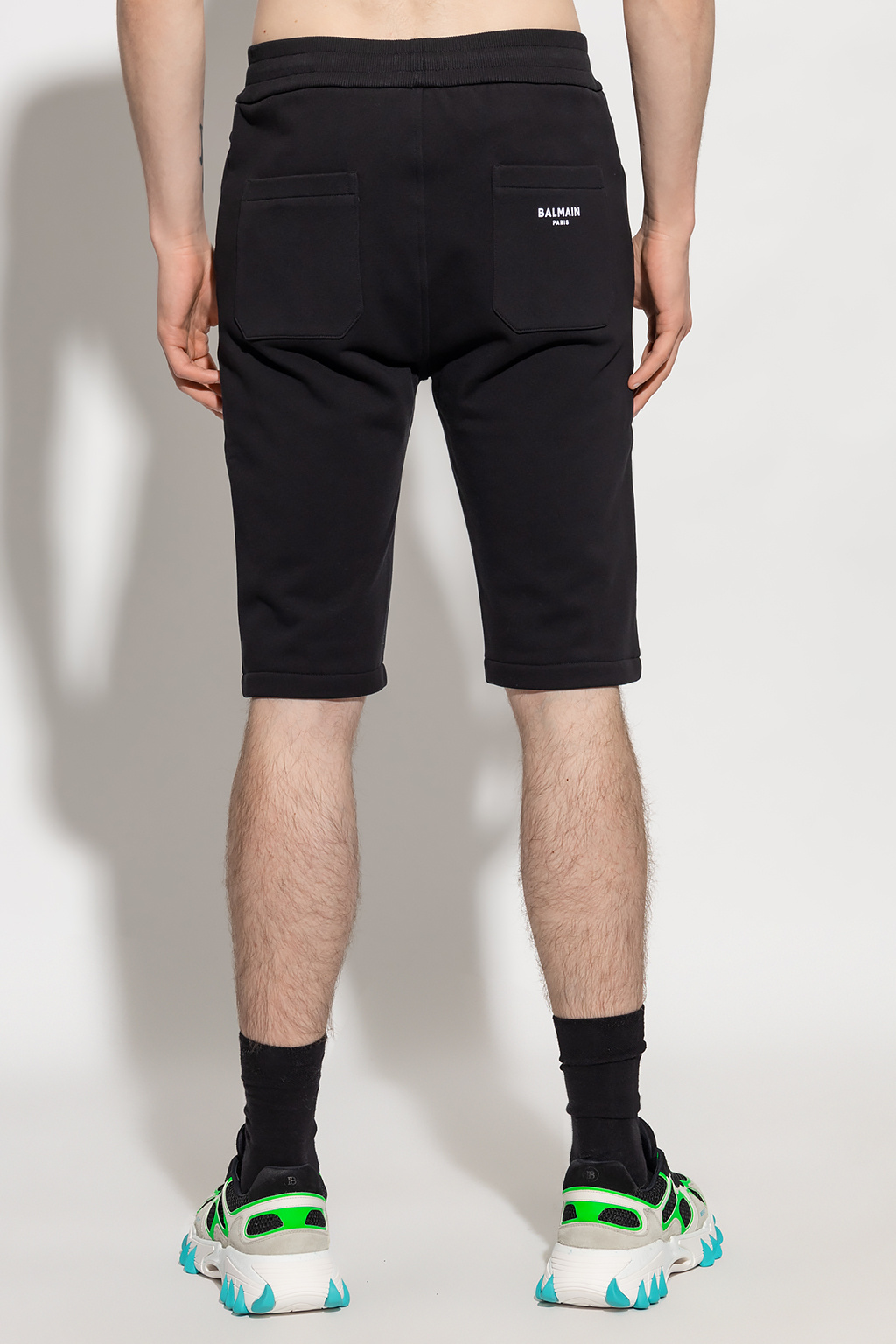 balmain bucket Cotton shorts