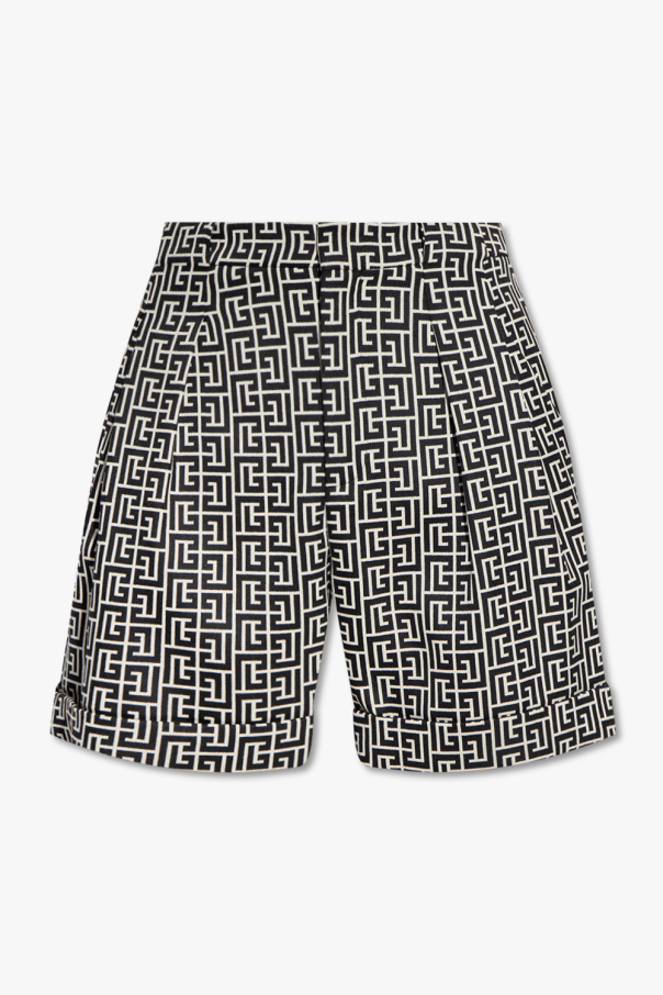 Balmain Shorts with monogram