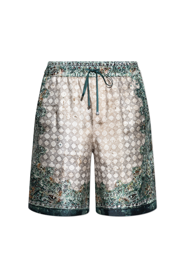 Silk shorts od Amiri