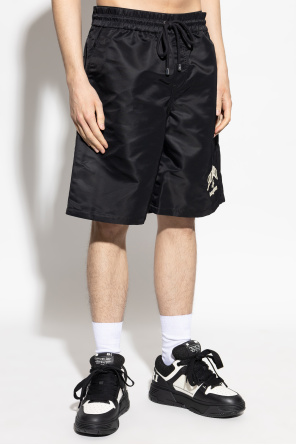 Amiri Logo shorts