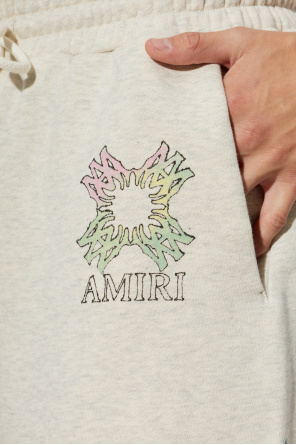 Amiri Logo shorts