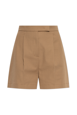 Pleated shorts