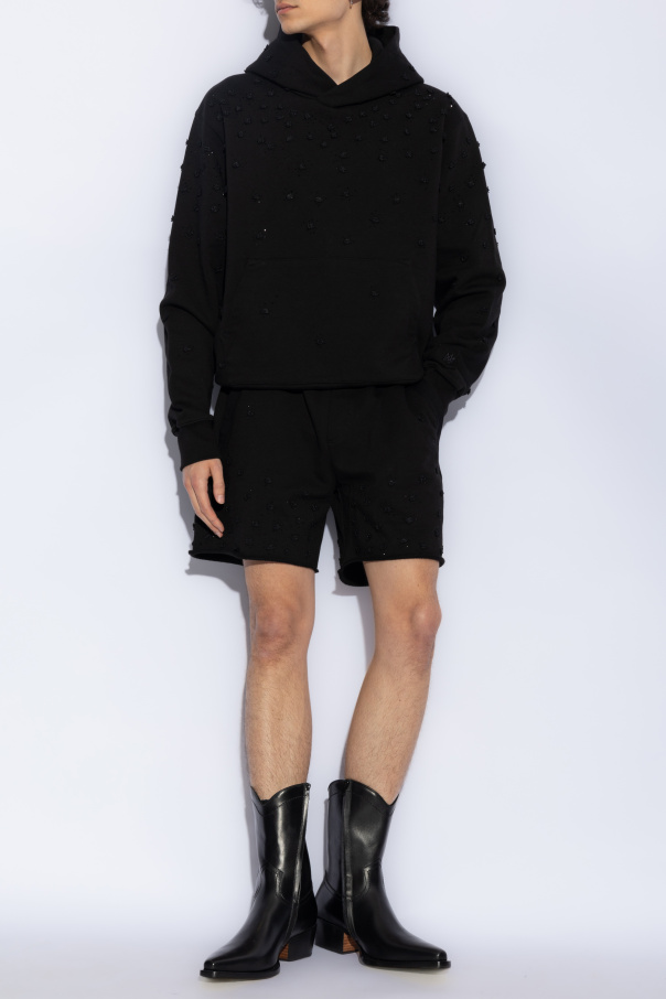 Amiri Ankle shorts with application