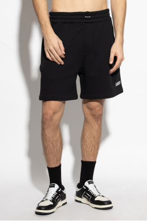 Amiri Cotton shorts with printed logo