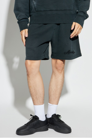 Amiri Logo shorts