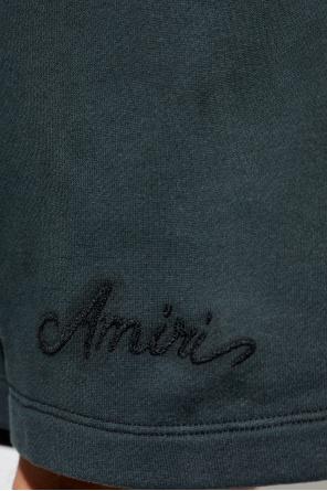 Amiri Logo shorts