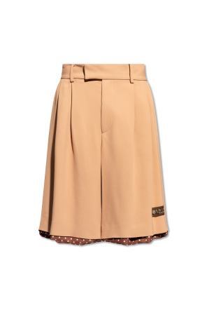 Shorts with decorative trim od Amiri