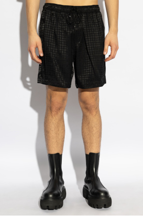 Amiri Logo shorts