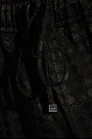 Amiri Logo shorts