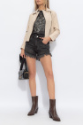 AllSaints GREY Denim shorts 'Astrid'