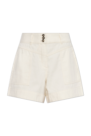Shorts de tiro alto