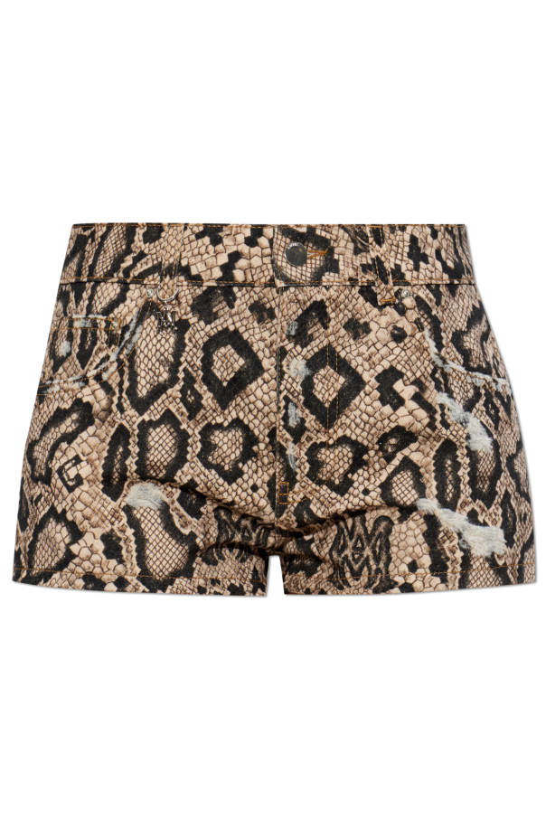 Animal print shorts od Amiri