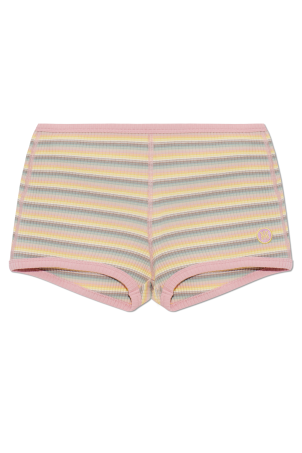Striped pattern shorts od Amiri