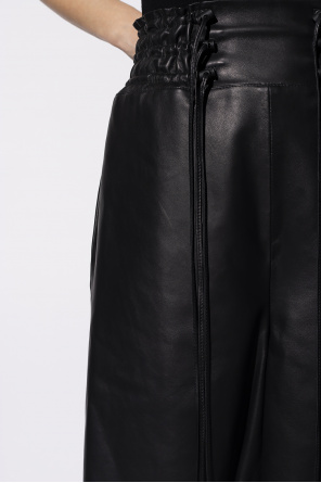 The Mannei ‘Aydoun’ leather shorts