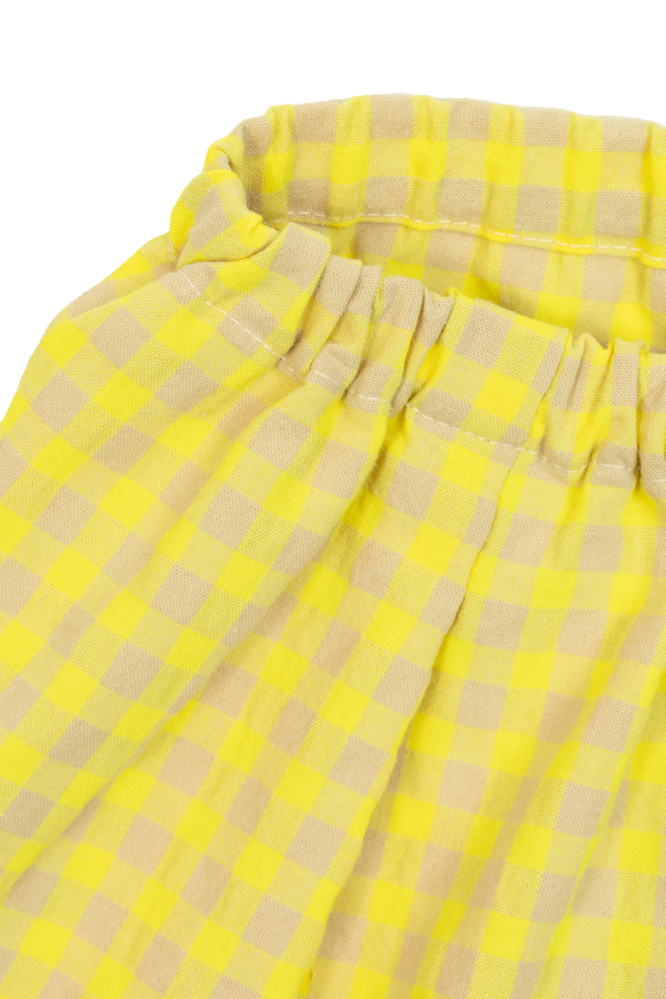 Bobo Choses Check pattern shorts