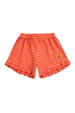 Plaid pattern shorts